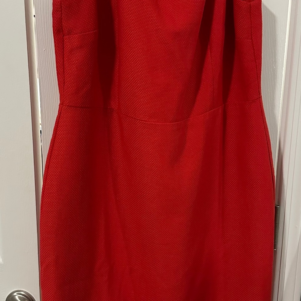 Red Ann Taylor dress